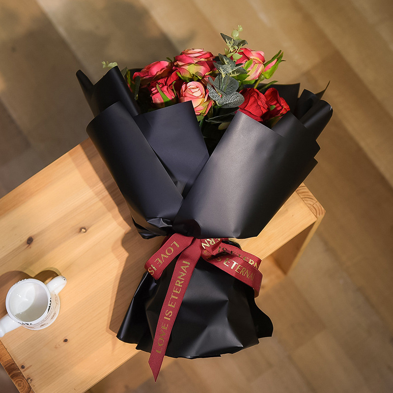 Papel de embalaje de ramo Lizgiran mini papel coreano papel de embalaje de color papel de embalaje de flores engrosado papel de ramo impermeable