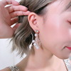 South Korean goods, fashionable earrings from pearl, wholesale