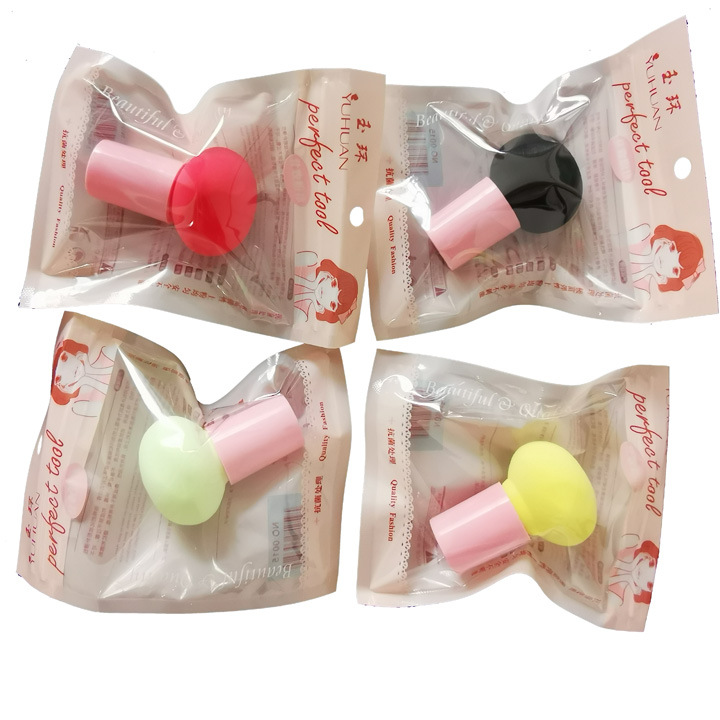 H1215 boutique mango redondo puff maquillaje puff cara lavado puff belleza herramientas Yiwu 2 yuanes tienda department store venta al por mayor