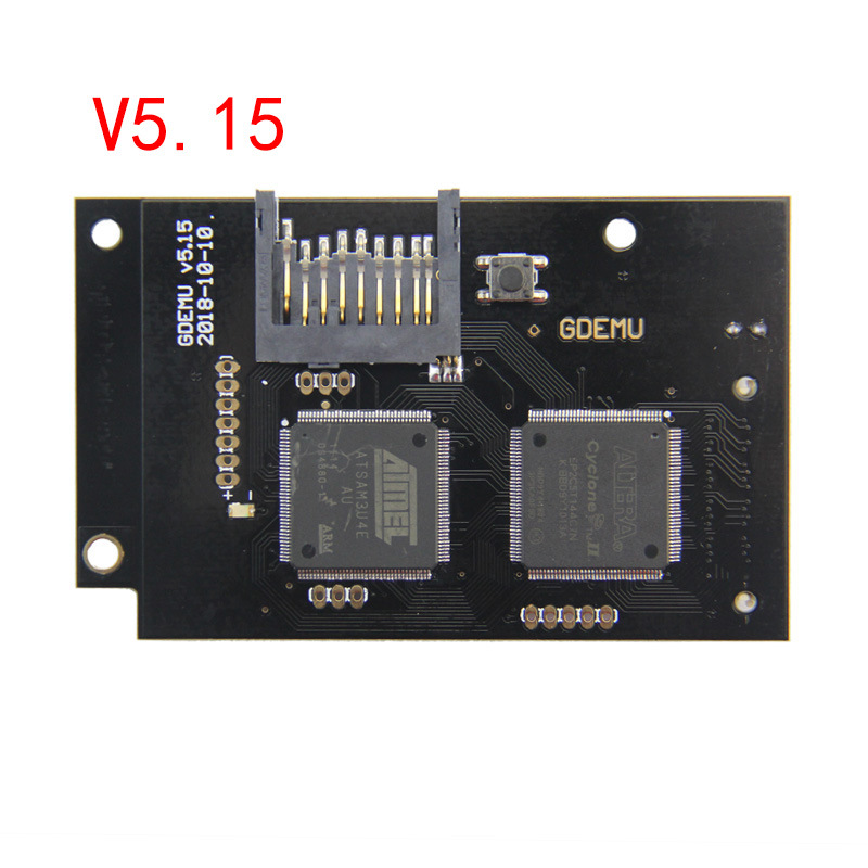 Tablero análogo de la unidad óptica del juego de Sega DC Dreamcast GDEMU 5.20.3 tablero de la unidad óptica del oro negro sin disco en existencia