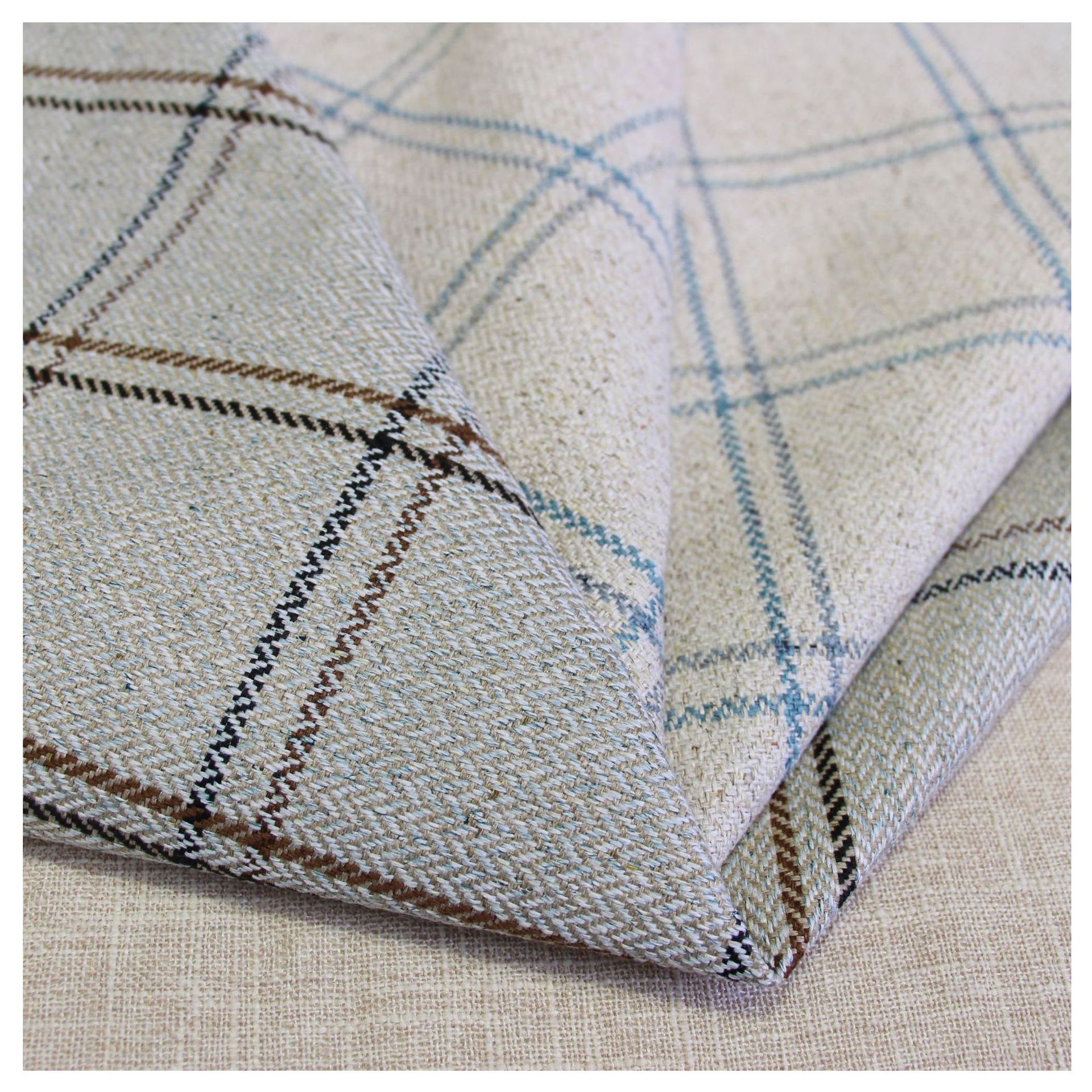 涤棉混纺棉麻沙发布料桌布批发 厂家直销抱枕坐垫布料订单款