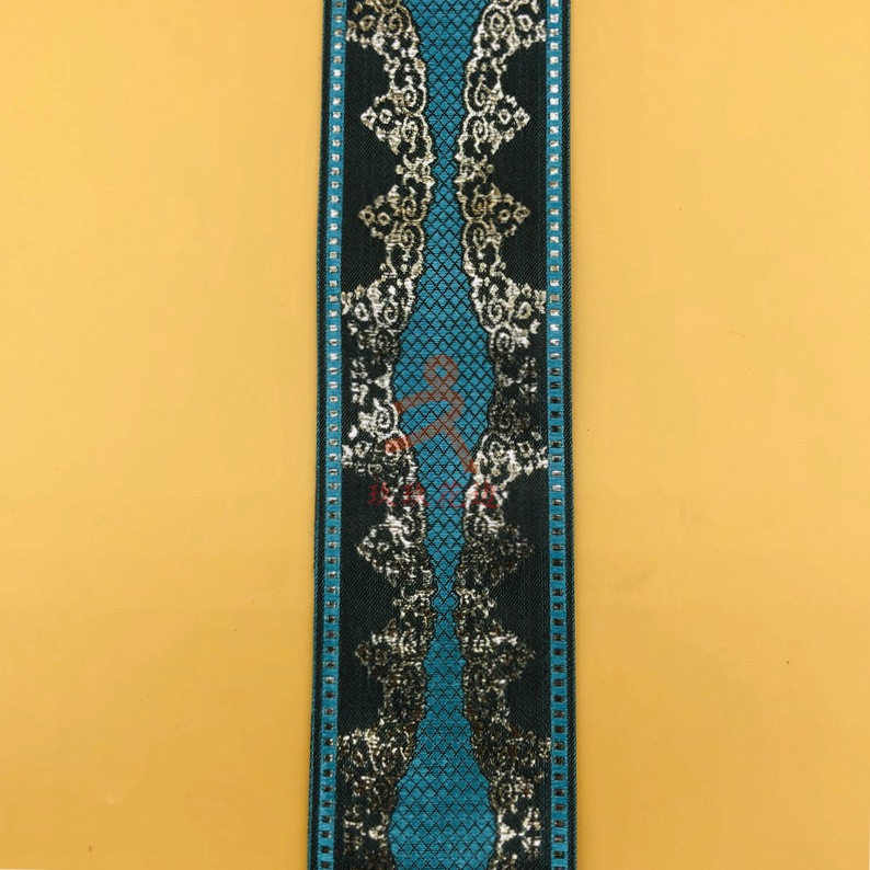 厂家现货直销 简约6公分窗帘抱枕高精密提花花边 窗饰辅料批发