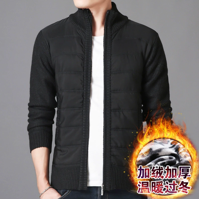 Теплый кардиган с длинными рукавами, сохраняющий тепло свитер, для подростков, приталенный.