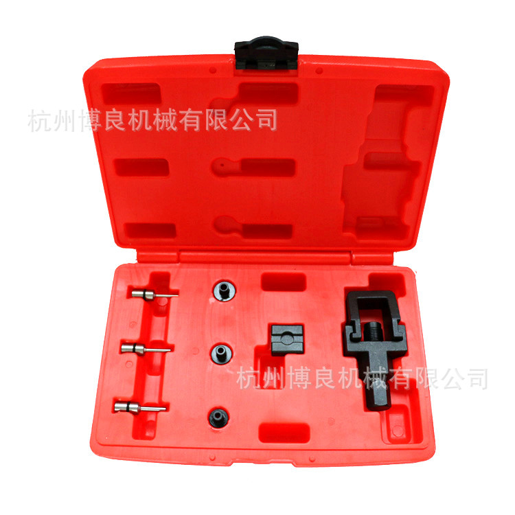 Herramienta de desmontaje de cadena de motocicleta de servicio pesado, desmontaje de cadena de calibre de tiempo de automóvil, corte de cadena de cadena de herramienta