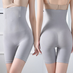 New cross-border large size thin breathable buttock-lifting shaping high-waisted straight-leg tummy control pants