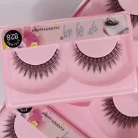 Curling soft comfortable false eyelashes, natural makeup