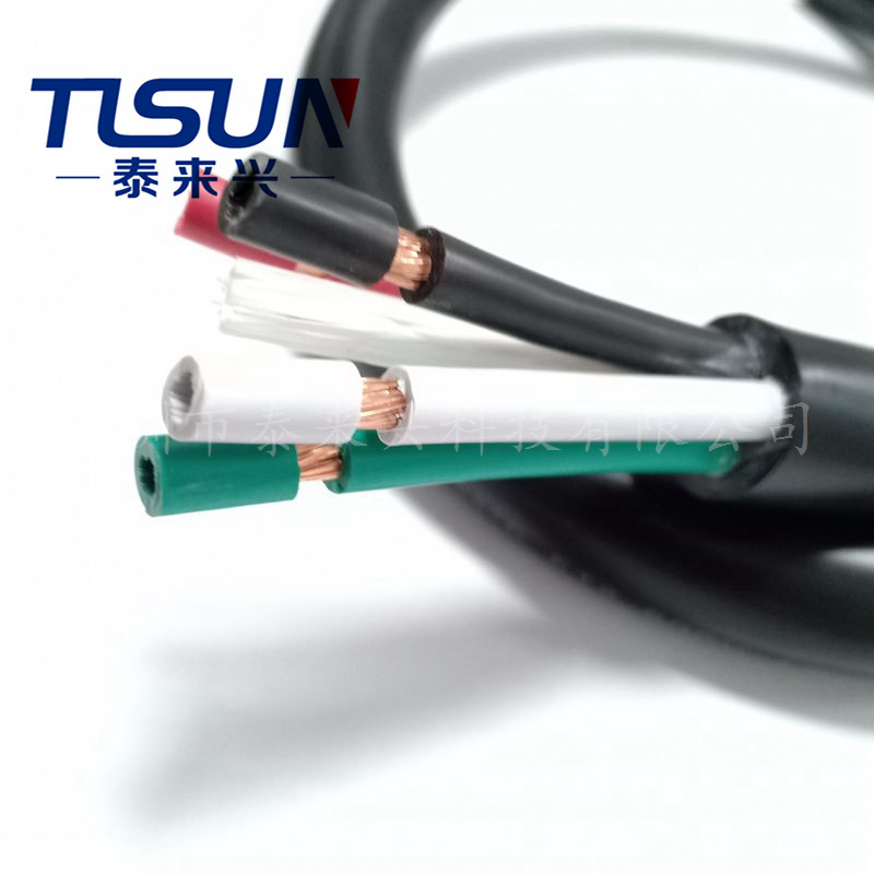 UL62 Series Power Cable SJTOW 4X10AWG Voltage 300v for Outdoor Waterproof Oil Resistant Environment