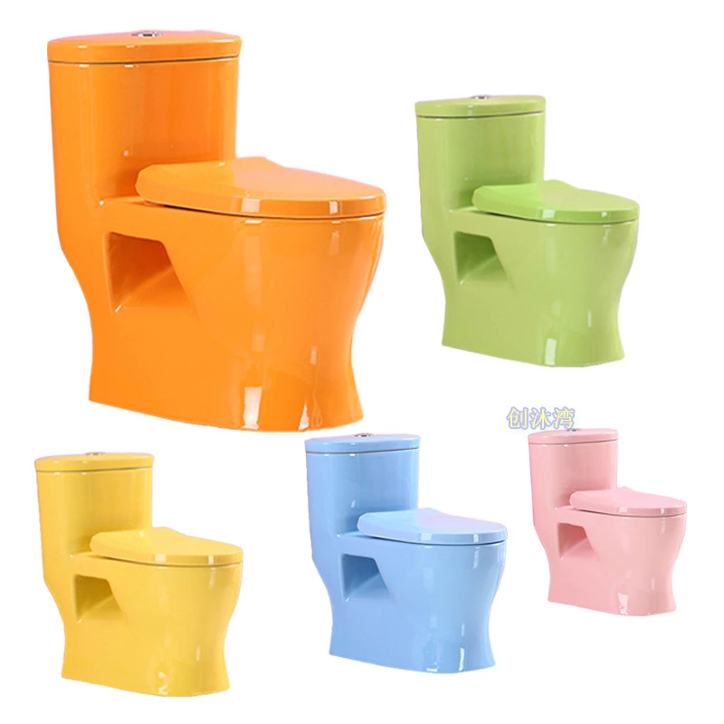 Suministro directo de fábrica para niños de jardín de infantes de cerámica color inodoro niños de dibujos animados inodoro Mini Baño