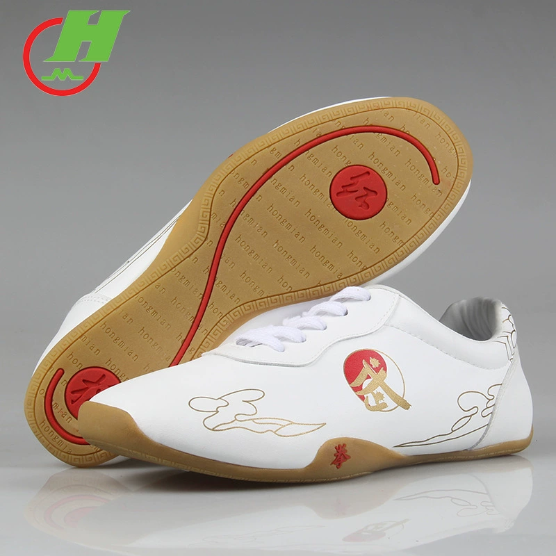红棉 Leather shoes, sports watch for men and women for martial arts, genuine leather