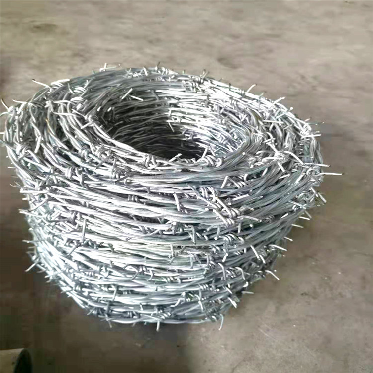 工程1.7mm刺钢丝正反拧  25kg/捆  刺绳隔离栅 工厂自营