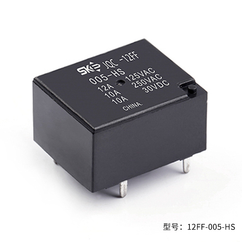 Factory Direct Supply Sike Sanyou 12FF Temperature Control Relay 5V12A Ultra-small Four-pin Relay