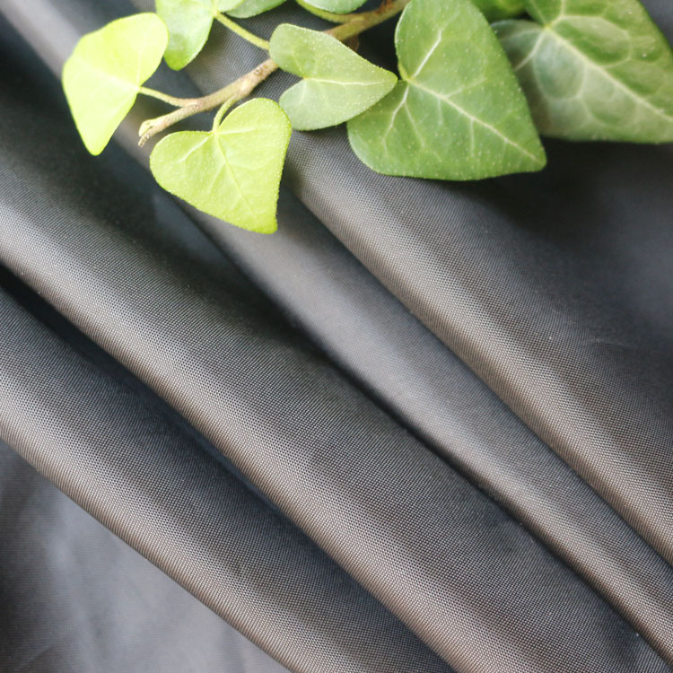 【厂家现货】供应190T涤塔夫服装里料箱包内衬布黑布