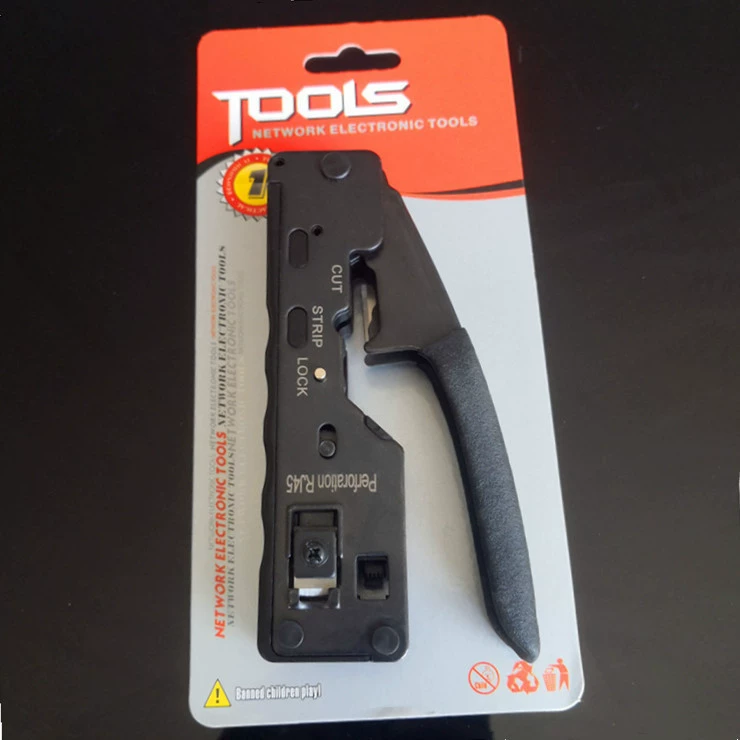 Плоскогубцы для проволоки со сквозными отверстиями, плоскогубцы для обжима проволоки с перфорированной хрустальной головкой, многофункциональные плоскогубцы для проволоки EZ 6P8P, трехразовые плоскогубцы для проволоки