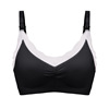 Lace cotton wireless bra for pregnant for breastfeeding, thin supporting underwear