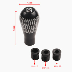 Automotive modification gear shift lever and gear knob long carving gear knob