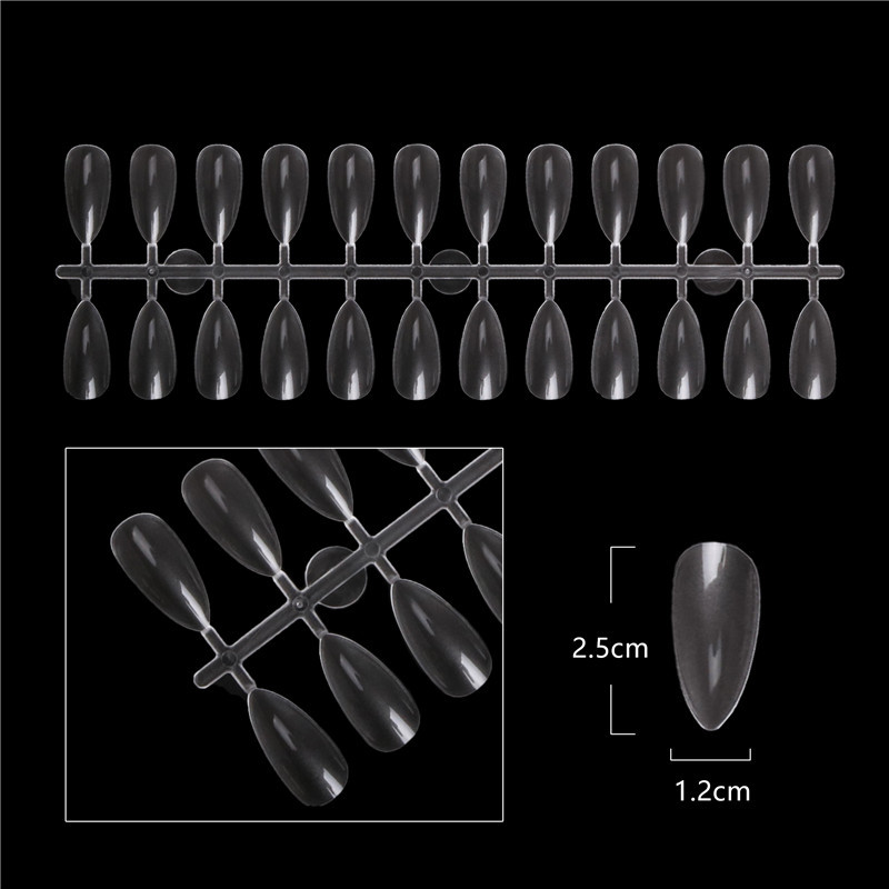 Tabletas de uñas de almendra de celebridades de Internet