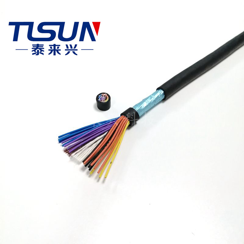 厂家直销 CY-JZ 柔性控制电缆 信号传输 多芯编织屏蔽线 300/500V