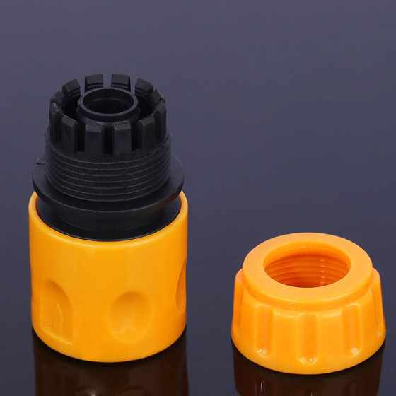 Factory direct car water gun accessories 4 points plastic water Quick Connect 4 water pipe joint pp material
