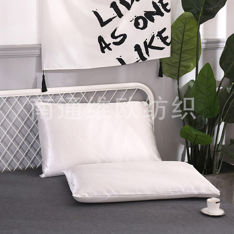 Vio cross-border ebay Amazon wish Europe, America and Russia satin imitation silk pillowcase pillowcase Vio cross-border ebay Amazon wish Europe, America and Russia satin imitation silk pillowcase pillowcase
