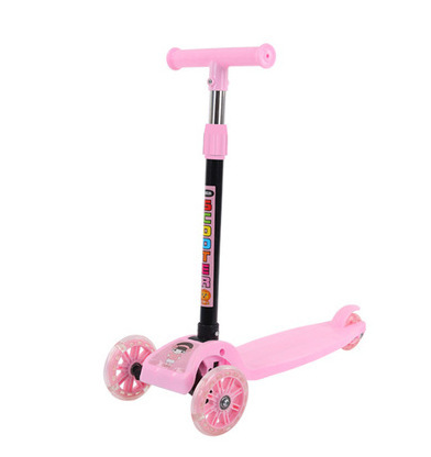 Children's adjustable height skateboard height riding tricycle for babies aged 2-6, toy car balance bike slide car