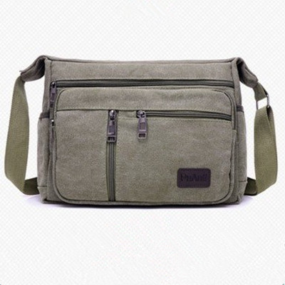 Resistente al desgaste anti-arañazos hombres hombro de la lona bolsa de mensajero bolsa de viaje de la computadora bolsa de ocio de gran capacidad de colección de dinero herramienta de los hombres