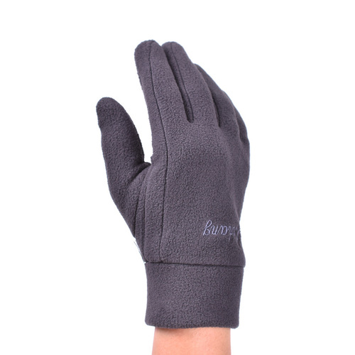 Cross-border Boating Winter Men's Fleece Mittens Double Layer Warmth Gloves Cycling Outdoor Cold-Proof Motorcycle Gloves