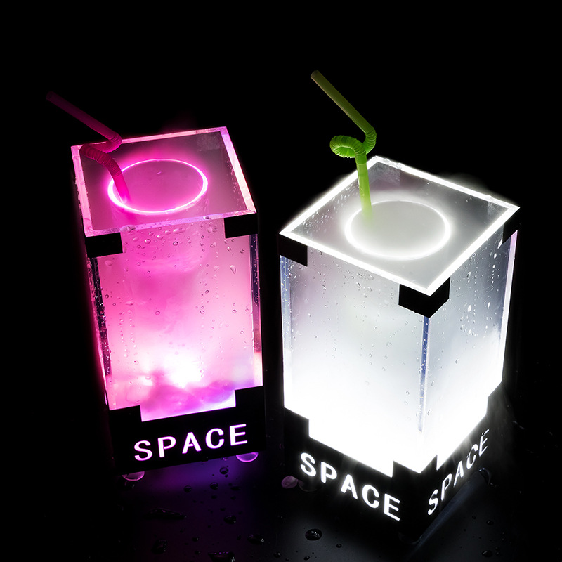 Zuoshang luminoso taza de vino travieso fantasma ronroneó taza de hielo congelado caja de hielo seco taza bar japonés creativo copa de vino