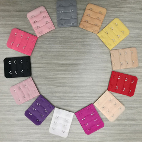 Ozina wholesale stainless steel three rows and two buckles extension buckle 3 rows and two buckles 3.8cm bra extension buckle underwear buckle