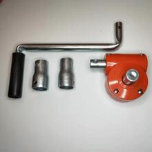 大棚卷膜器手动手摇温室卷帘机蔬菜大棚配件农业园艺涡轮摇膜器