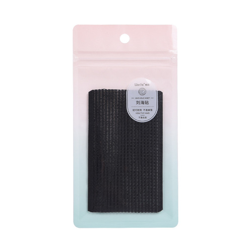 Wanfei hair accessories black bangs stickers broken hair stickers small gifts 2 bags of sticky magic stickers