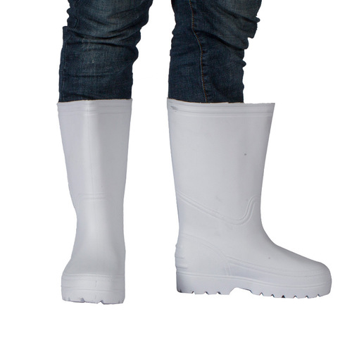Non-slip EVA foam water shoes/water boots, men's and women's high-top, kitchen, food factory, waterproof, oil-resistant, warm, winter cotton long boots