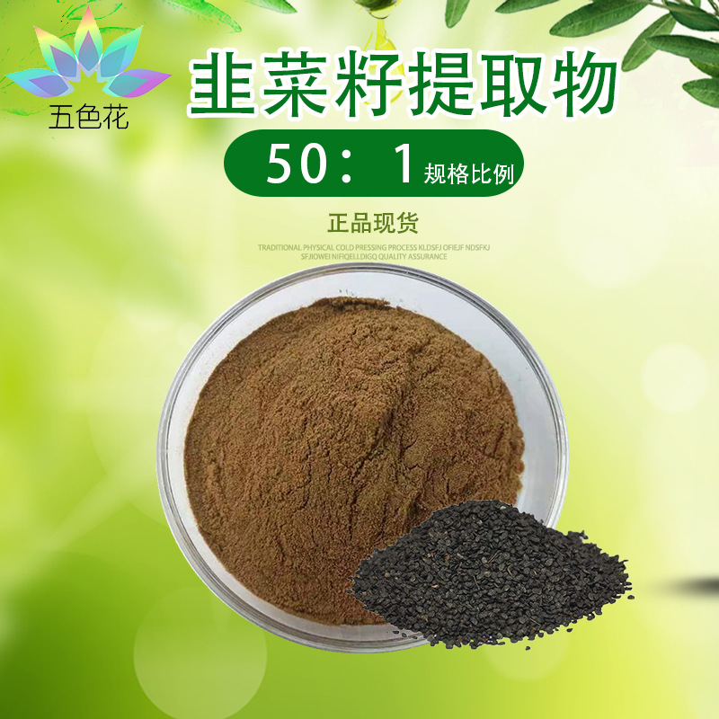 韭菜籽提取物50:1 韭菜子粉原料 韭菜籽多糖 水溶性粉末 现货包邮