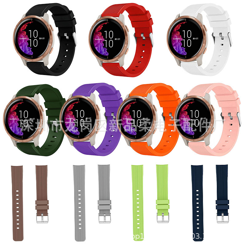 For Garmin Venu Straight Silicone Strap New Smart Watch Silicone Replacement Wristband Silicone Manufacturers For Garmin Venu Straight Silicone Strap New Smart Watch Silicone Replacement Wristband Silicone Manufacturers