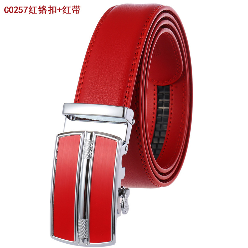 Men's leather fashionable belt