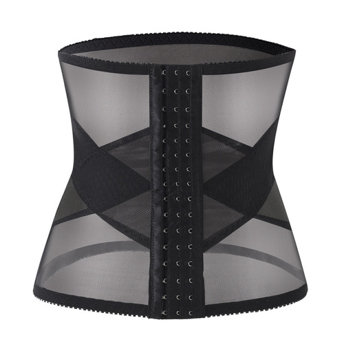 Summer stretch and breathable thin memory bone ribs close-fitting waist protector three-dimensional body shaping card