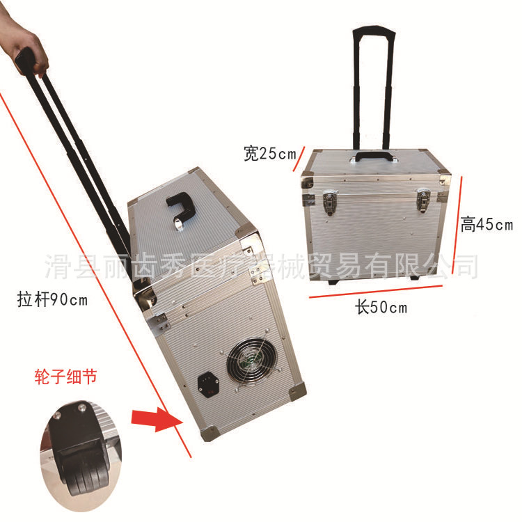 Portátil móvil integral turbina dental resina oral estética chapa instrumento caja diente chapa herramienta