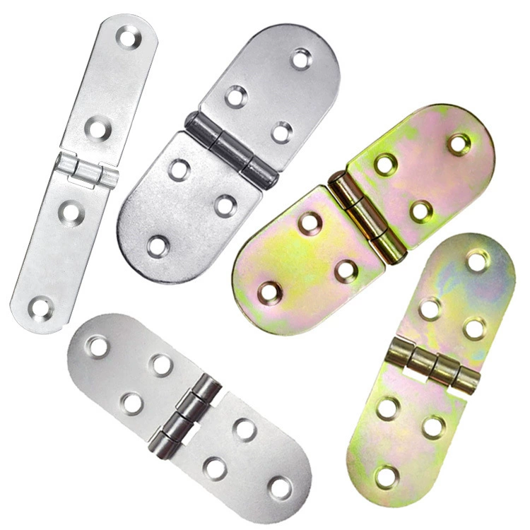 Flip hinge folding hinge iron galvanized wooden box connection accessories cabinet door furniture hardware spring cabinet door