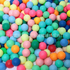 40mm frosted color table tennis pp seamless non -word lottery ball gaming playball plastic spray ball ball balls wholesale