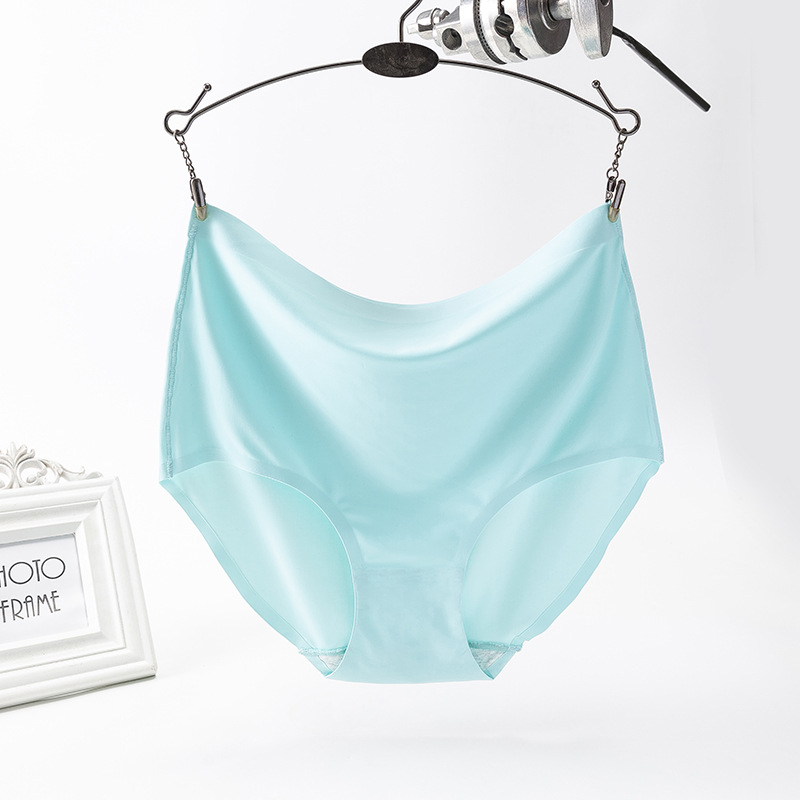 The Popular One-Piece Ice Silk Underwear for Women, Seamless High-Waisted Pure Cotton Crotch Women's Underwear, Large Size Factory Direct Sale The Popular One-Piece Ice Silk Underwear for Women, Seamless High-Waisted Pure Cotton Crotch Women's Underwear, Large Size Factory Direct Sale