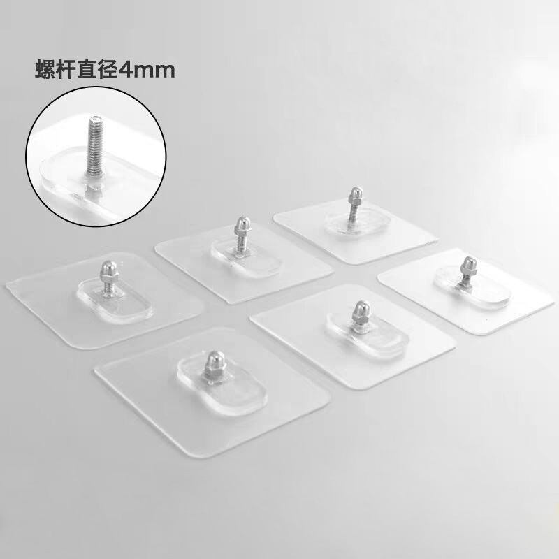 Strong non-marking nail wall nail punch-free installation rack pendant adhesive screw rod non-marking nail-free hook