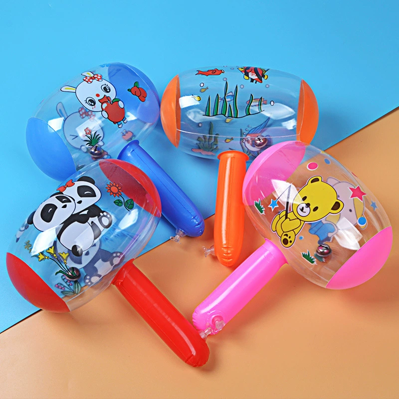 Надувной молоток надувной молоток зажимное кольцо с колокольчиком код сканирования толчок подарок Фабрика надувные игрушки оптом