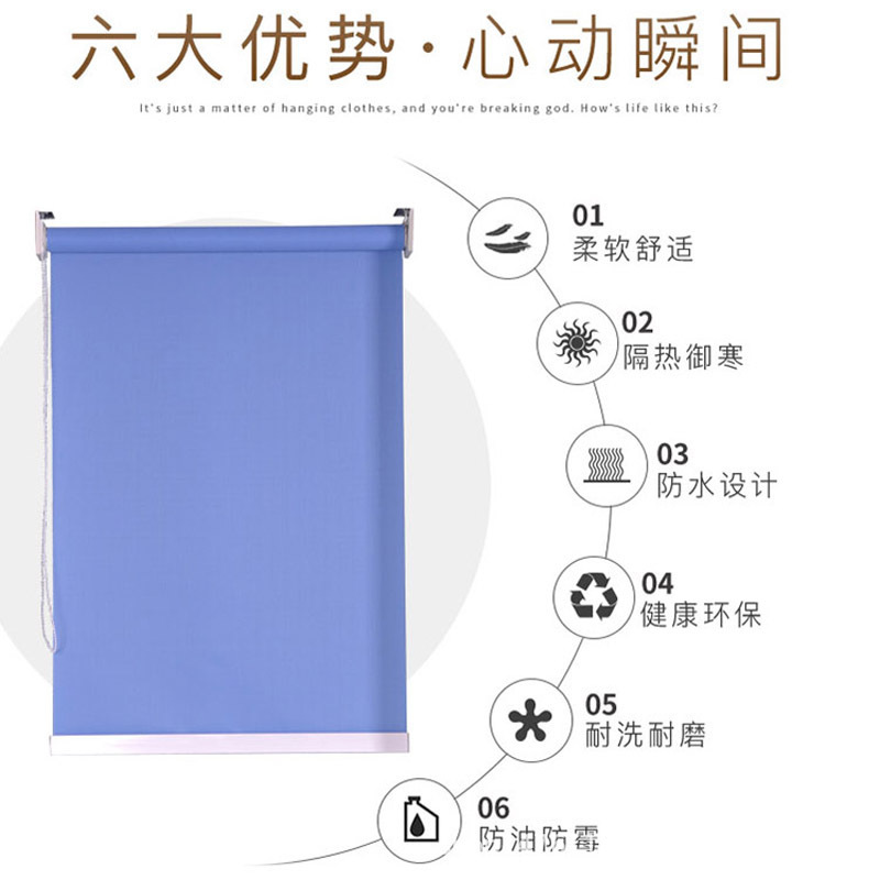Roller Blinds Oem Private Label Processing Balcony Roller Blinds Polyester Sunshade Fabric Export Full Blackout Sunshade