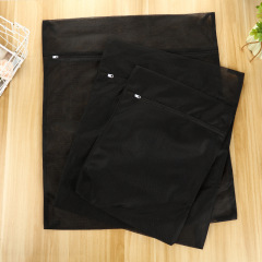 Factory Supply Machine Washable Thick Black Laundry Bag Amazon Laundry Mesh Bag Set Zipper Wholesale