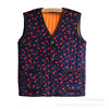 Demi-season double-sided vest, velvet cardigan, tank top, jacket, for middle age, wholesale