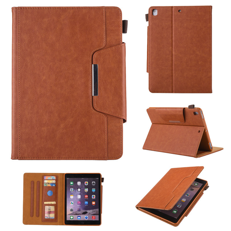 Suitable for iPad 10.2 2019 Retro Hardware Buckle Flip Card Holder Tablet Leather Case New iPad Protective Case Suitable for iPad 10.2 2019 Retro Hardware Buckle Flip Card Holder Tablet Leather Case New iPad Protective Case