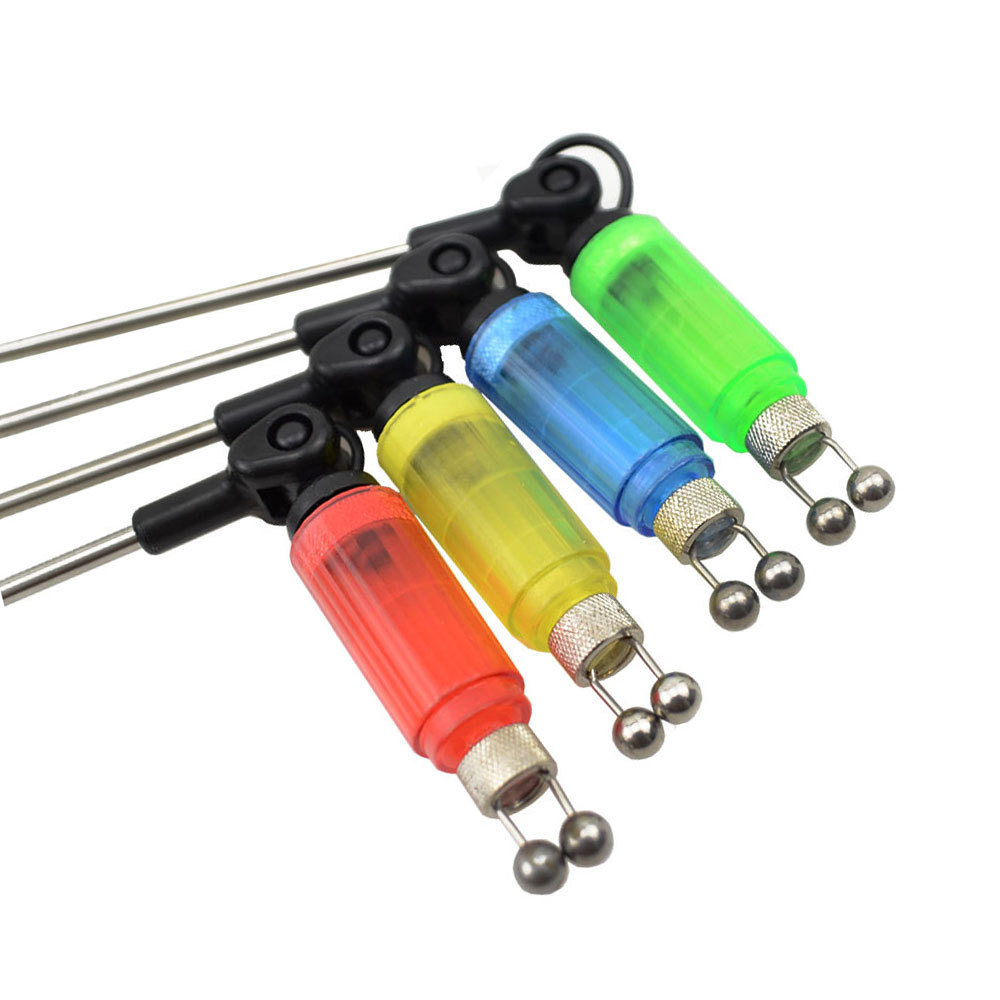 Grupo de pesca de estilo europeo transfronterizo, balanceador de pesca de carpa, contrapeso, destello de cuatro colores, accesorios de alarma de poste duro, suministros de aparejos de pesca