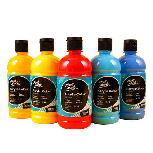 Montmartre acrylic paint set waterproof wall painting acrylic plaster doll paint large bottle acrylic paint set