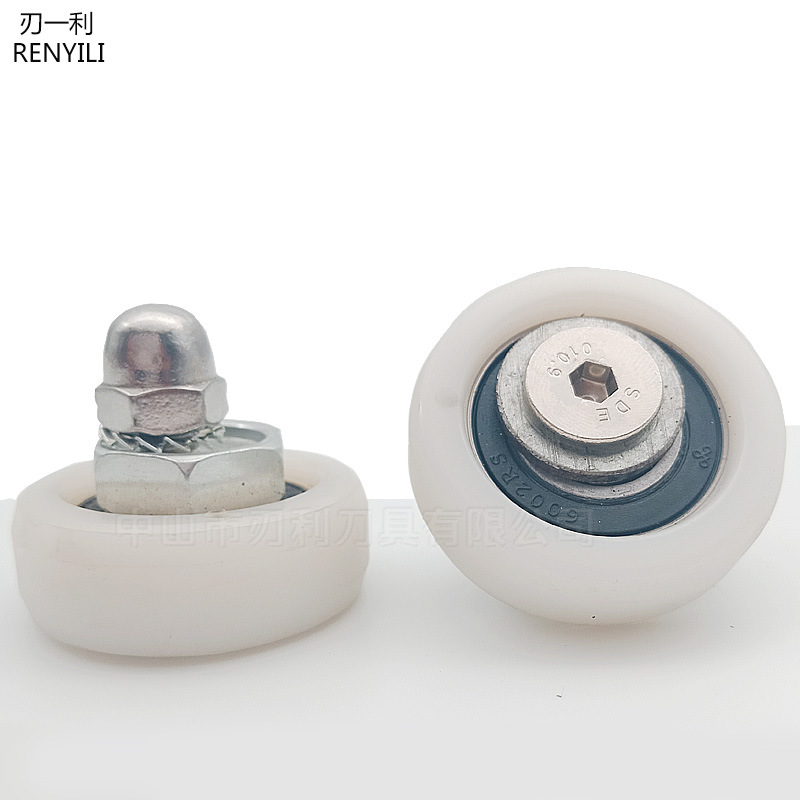 木工機械配件裁板鋸定位輪滑輪導輪推台鋸配件推台鋸偏心輪