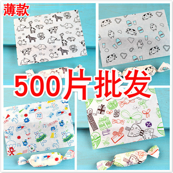薄款烘焙包装牛轧糖包装纸包装油纸糖果纸糖纸 500片价