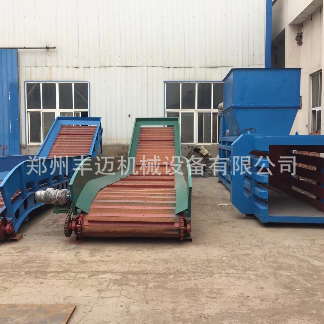 全自动液压塑料瓶打包机 废旧纸箱打捆机 卧式自动进料废纸打包机